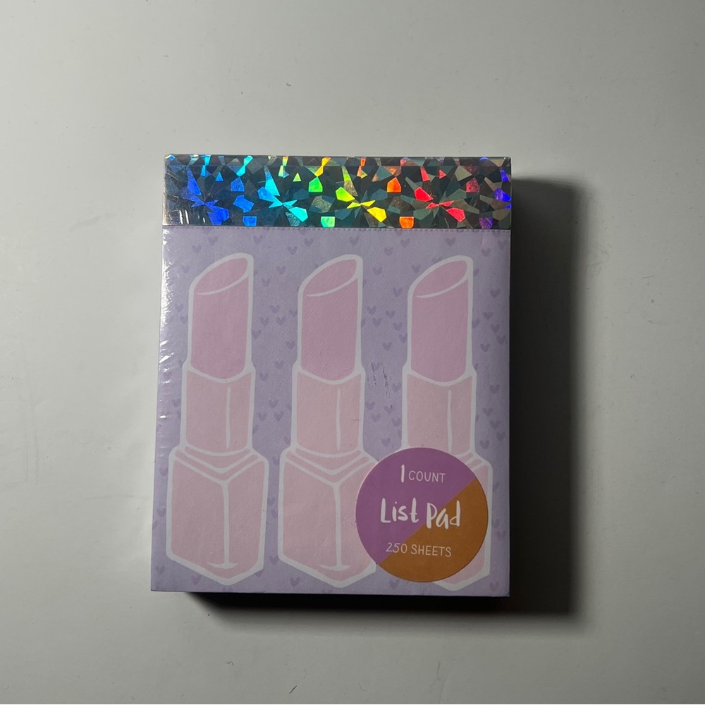 Lipstick Notebook Pad